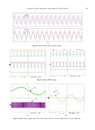 Control technique for single phase inverter photovoltaic system ...