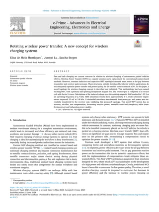 Review of Wireless Power Transfer concepts | PDF