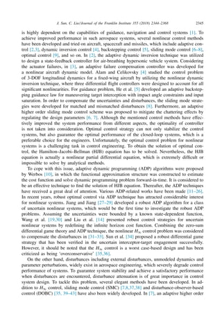 Robust Missile Autopilot Design Using Disturbance Observer and Adaptive ...