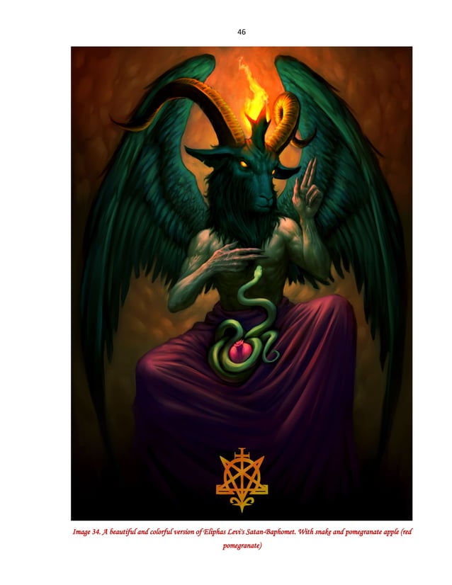 SatanArt No. 1 Album theme: Classic image of Satan-Baphomet and ...