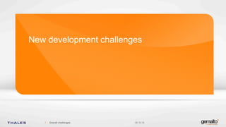 New development challenges
09.10.19Overall challenges7
 