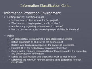 1. Security Management Practices