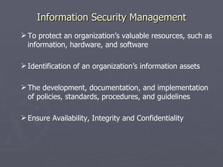 1. security management practices | PPT