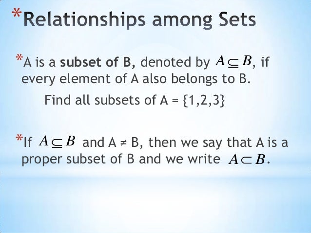 1 sets and basic notations proper subset venn diagram