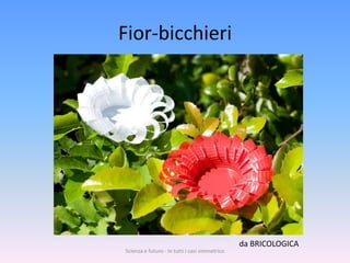 Fior-bicchieri




                                                da BRICOLOGICA
Scienza e futuro - In tutti i casi simmetrico
 