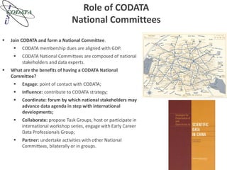 CODATA: Open Data, FAIR Data and Open Science/Simon Hodson