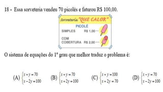 Simulado prova brasil