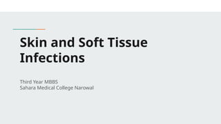 1-Skin and soft tissue infections presentation | PPTX