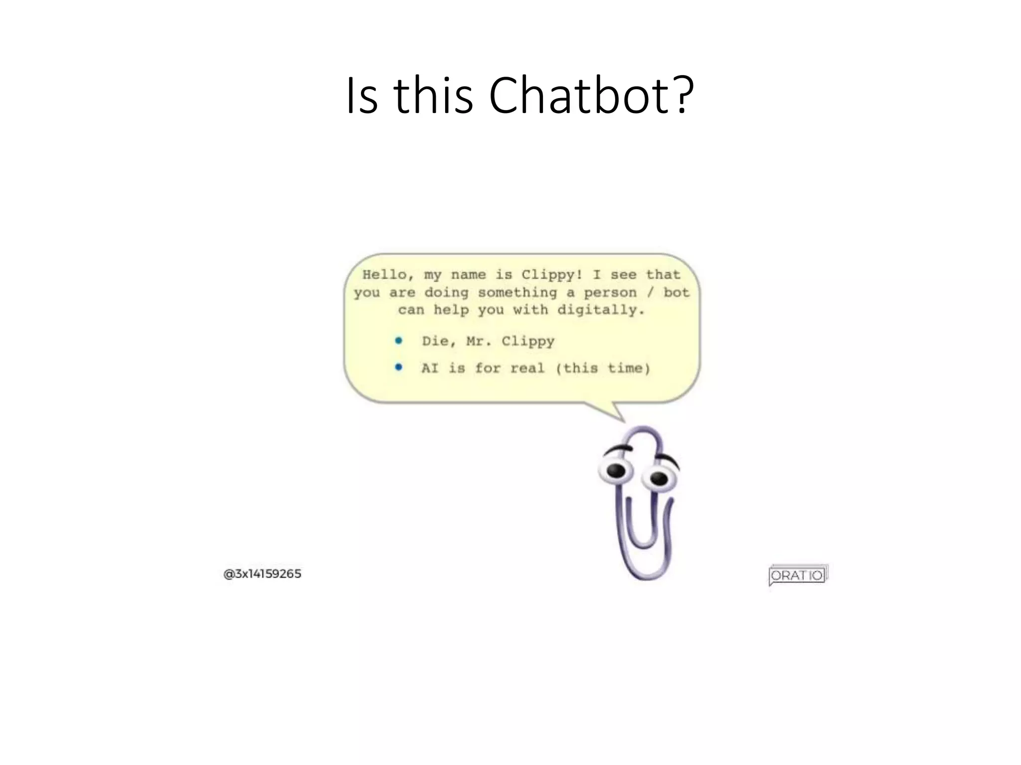 Is this Chatbot?