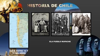 HACE ENTRE 10 Y
15 MIL AÑOS
ELA PUEBLO MUPACHE
 