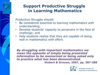 1-Slides-HS-Ziegler NCTM 11-12 Grade pattern task | PPTX
