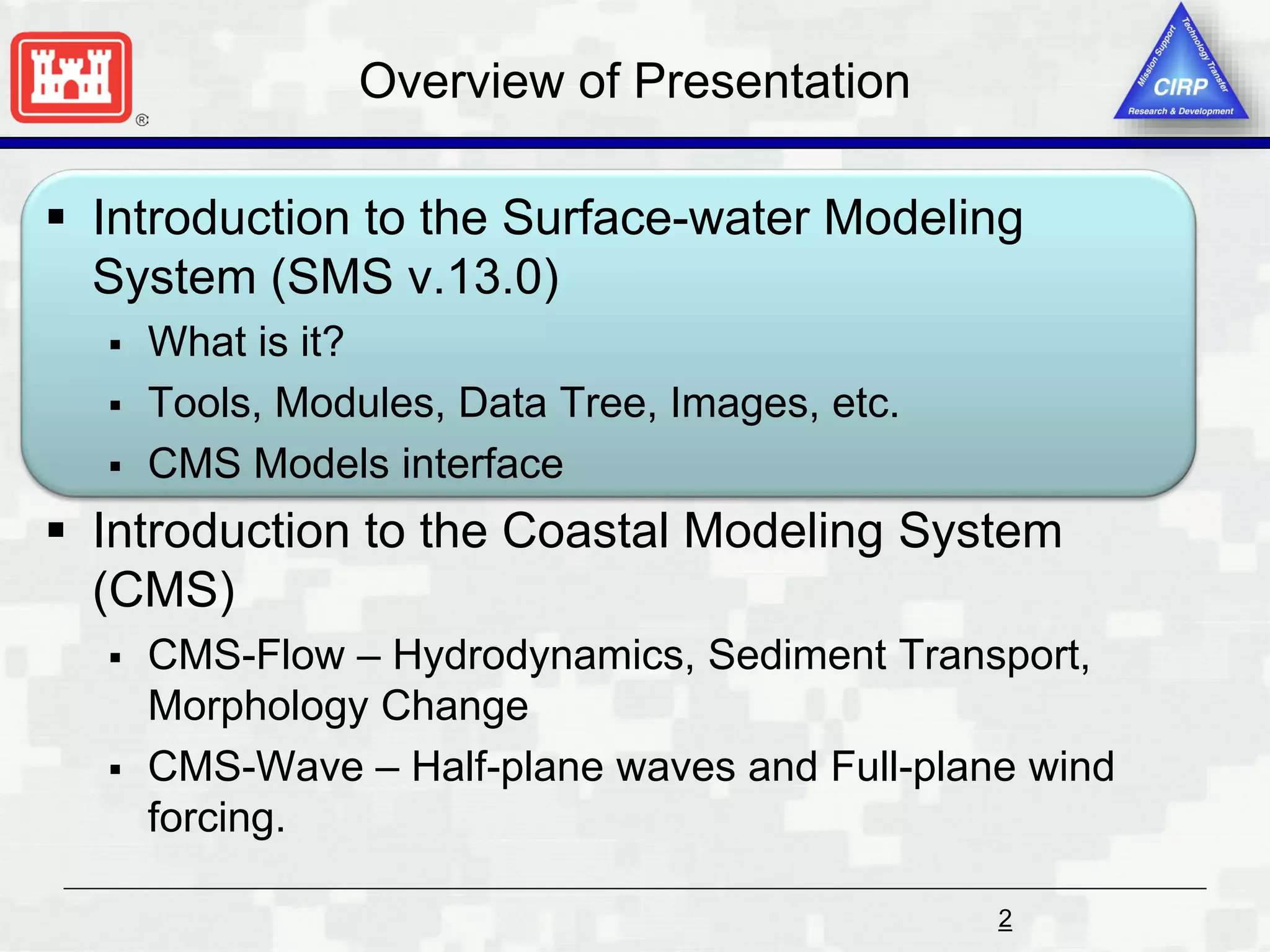 CMS Flow Model SMS 13.0 | PDF