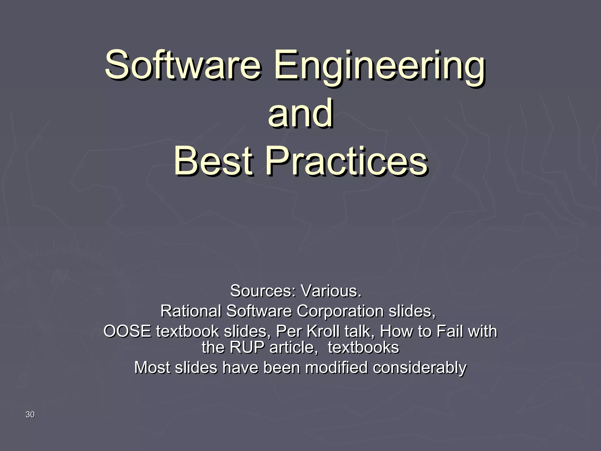 Best Practices - Software Engineering | PPT