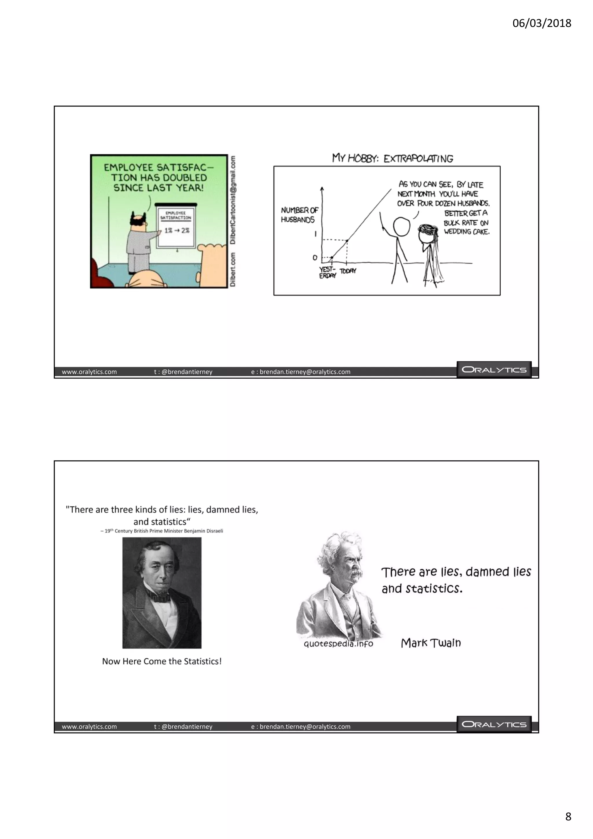 06/03/2018
8
www.oralytics.com t : @brendantierney e : brendan.tierney@oralytics.com
www.oralytics.com t : @brendantierney e : brendan.tierney@oralytics.com
 