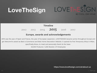 1. Start-ups
LoveTheSign
45
https://www.lovethesign.com/uk/about-us
 