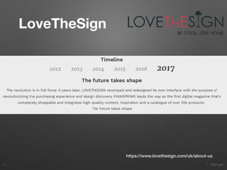 1. Start-ups
LoveTheSign
47
https://www.lovethesign.com/uk/about-us
 