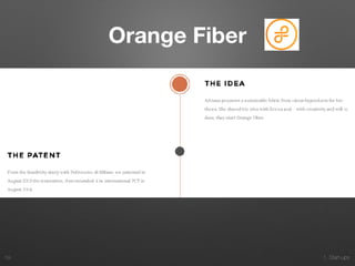 1. Start-ups
Orange Fiber
59
 