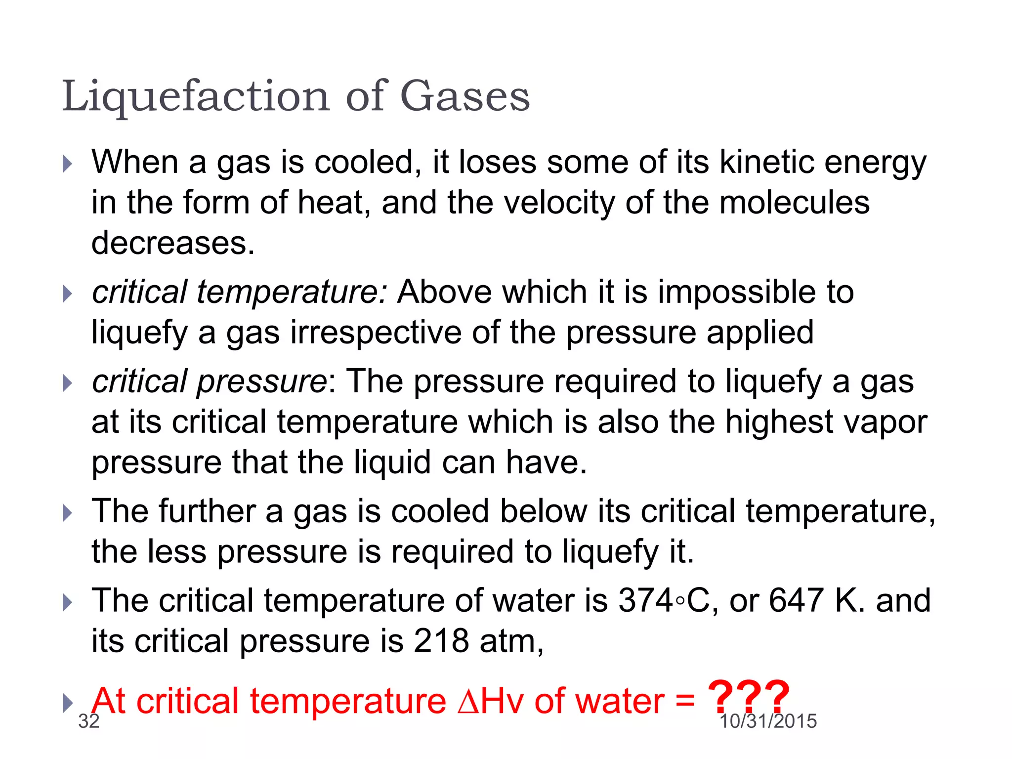 Liquidification Form 1- States of matter & phase equilibria - part 1 (Physical Pharmacy) | PPTX