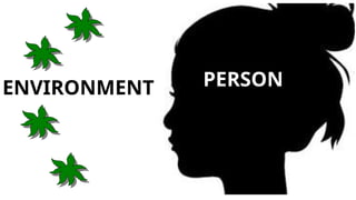 PERSON
ENVIRONMENT
 
