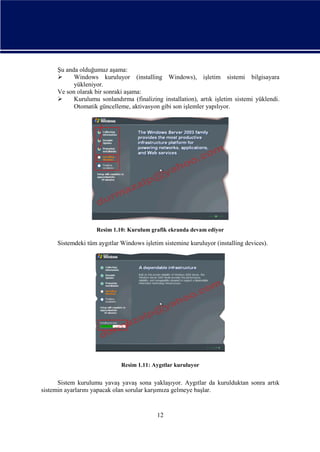 Finalizing Installation 1 sunucu isletim sistemi | PDF