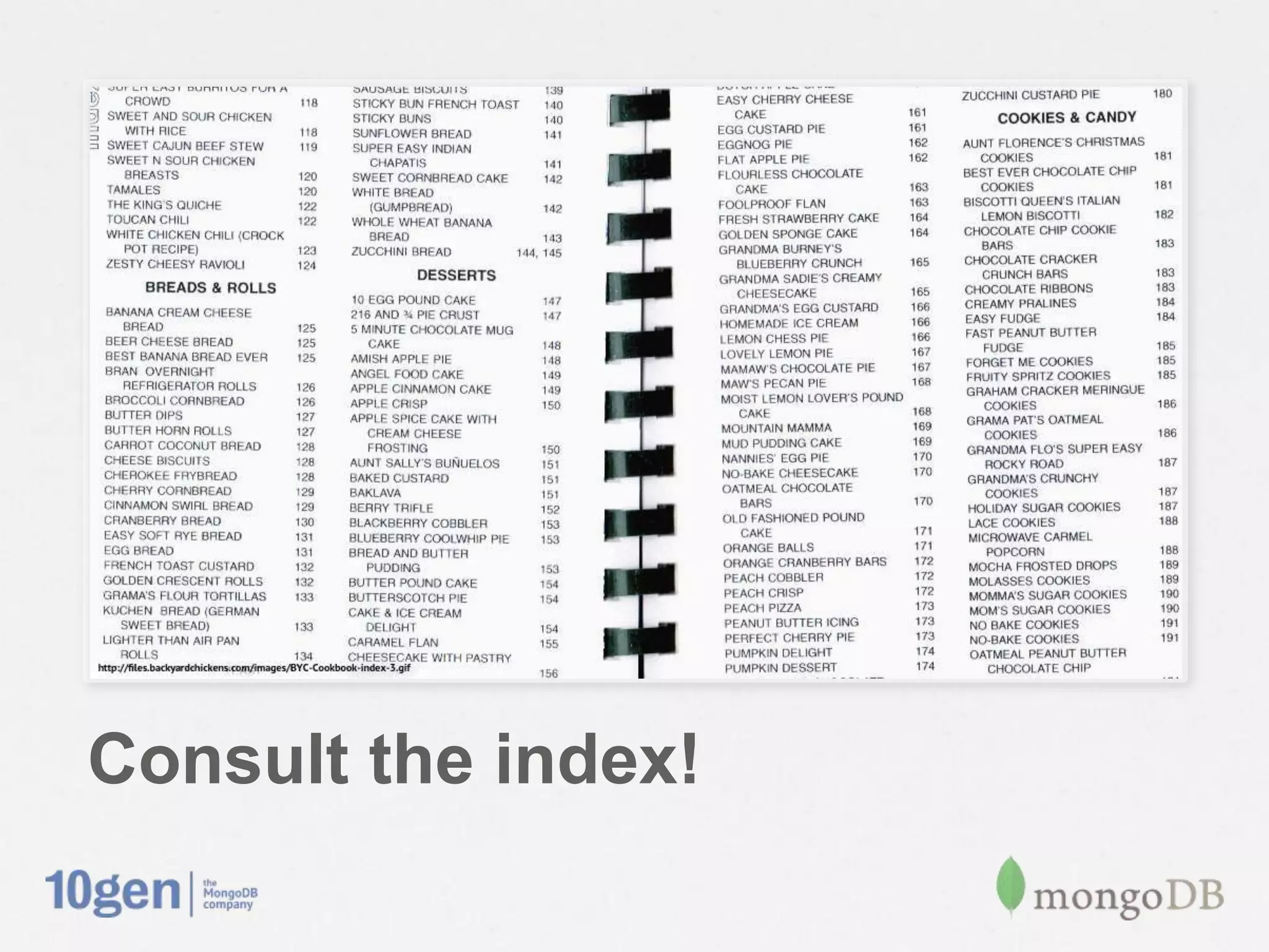 KRISTINE TO INSERT IMAGE OF COOKBOOK




Consult the index!
 