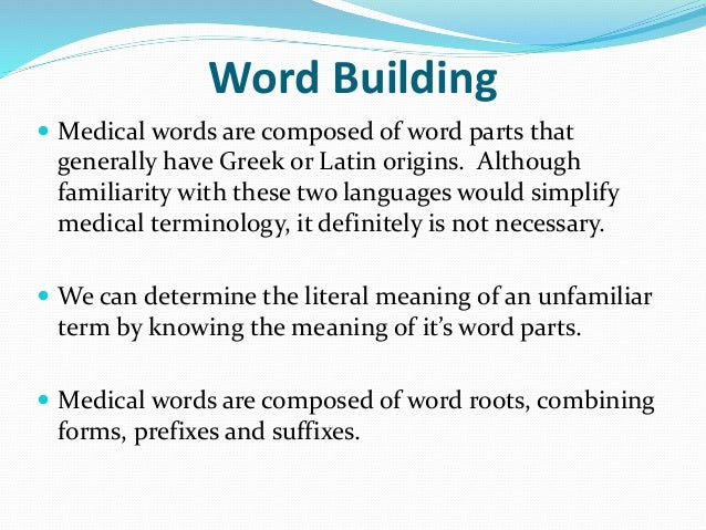 terminology basics combining form meaning curved