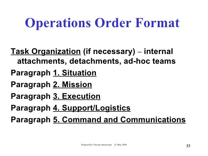 police tactical decision making planning format task organization