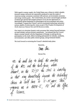 4 PRUDENT DEVELOPMENT: Realizing the Potential of North America’s Abundant Natural Gas and Oil Resources
 