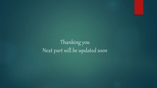 Thanking you
Next part will be updated soon
 