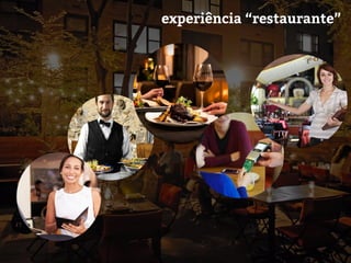 experiência “restaurante”
 