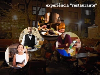 experiência “restaurante”
 