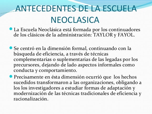 1. teoria neoclasica