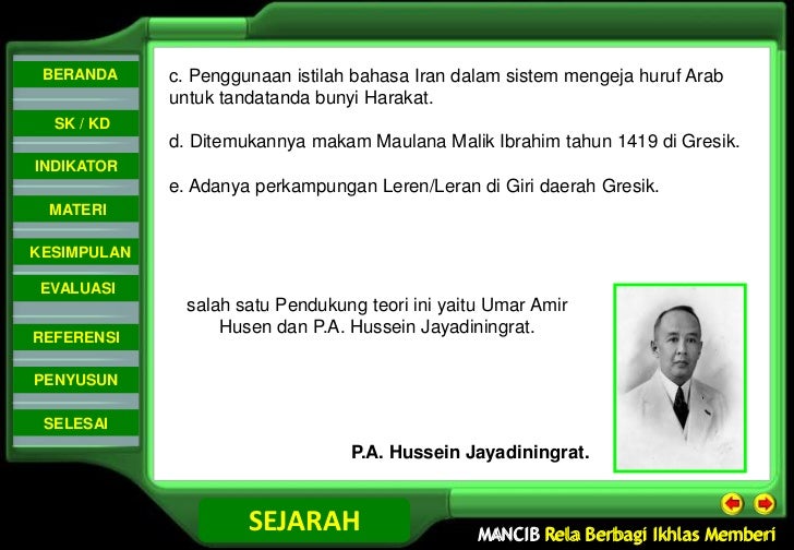1. teori masukny islam