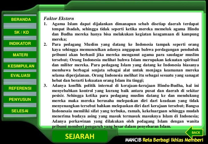 1. teori masukny islam