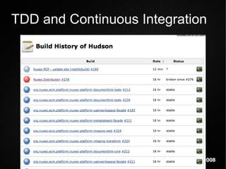 TDD and Continuous Integration 