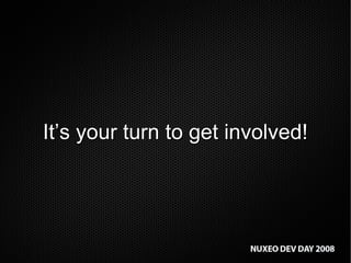 It’s your turn to get involved! 