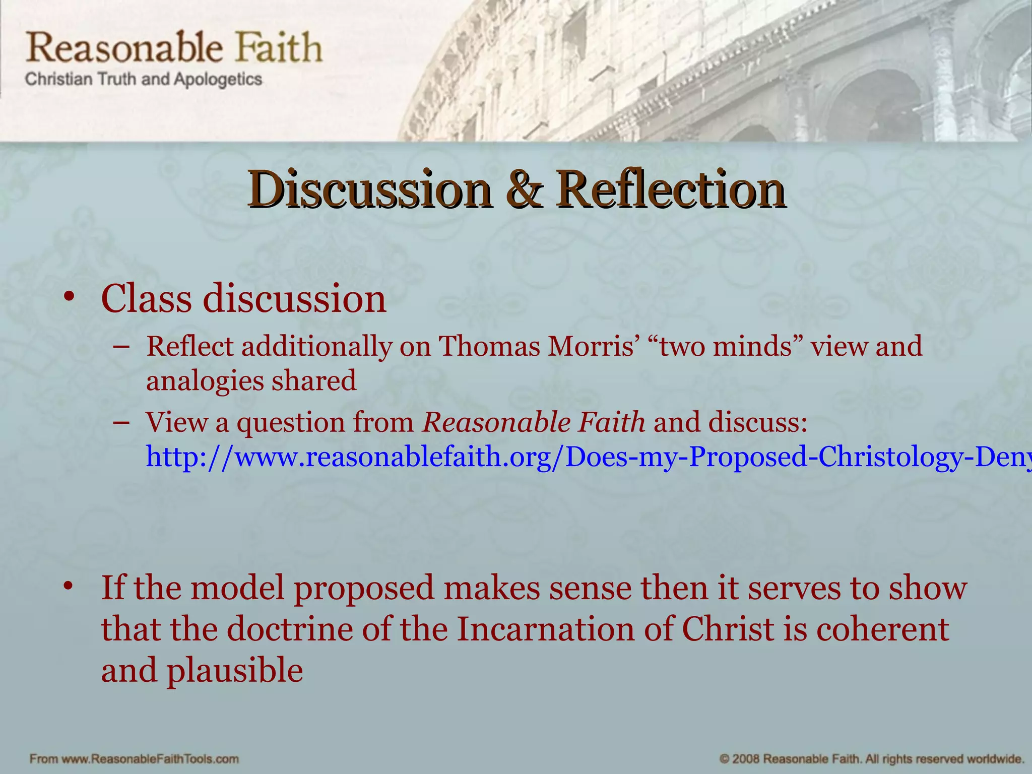 Week One The Incarnation | PPT