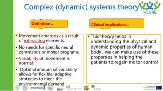 Theories for sensory-motor rehabilitation | PPTX