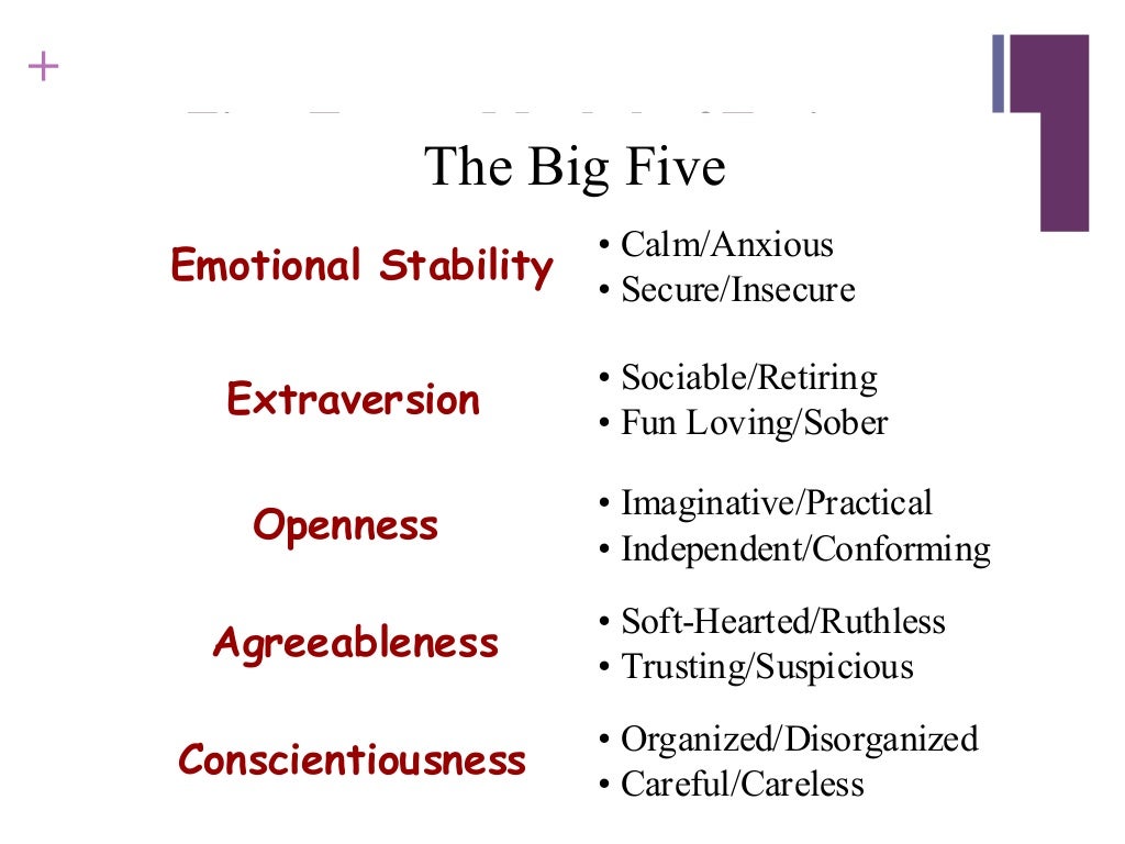 1 theories of personality