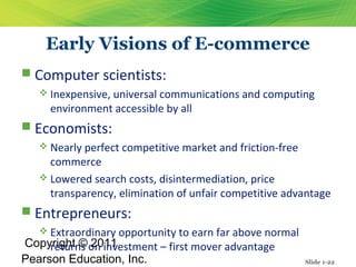 Chapter 1-E-Commerce (the revolution is just beginning) | PPT
