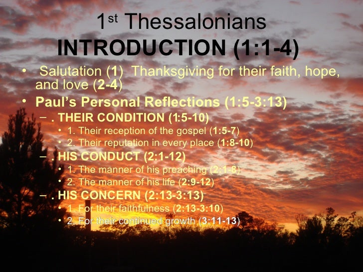 1 Thessalonians