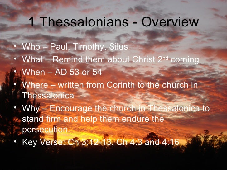 1 Thessalonians
