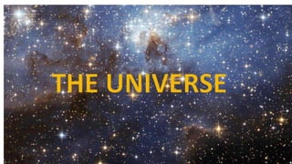 UNIT 1. SOCIAL SCIENCE: THE UNIVERSE