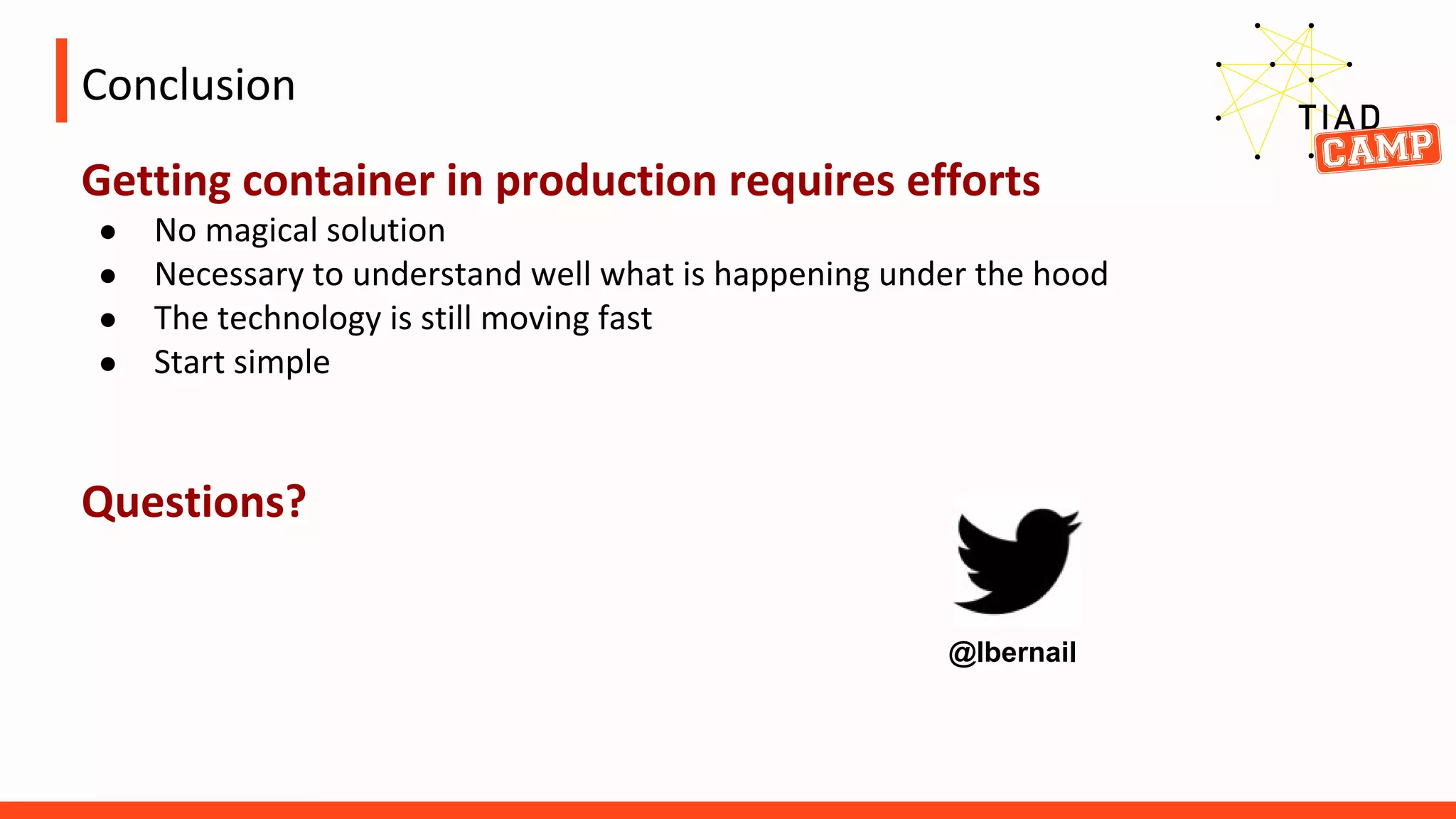 ●
●
●
●
@lbernail