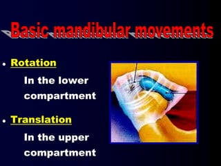  Rotation
In the lower
compartment
 Translation
In the upper
compartment
 