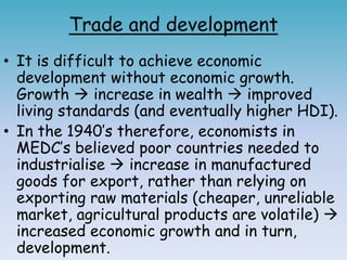Export Difficulty 1 trade vs aid | PPTX