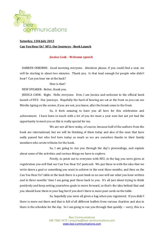 Example welcome meeting speech holiday rep 07 image