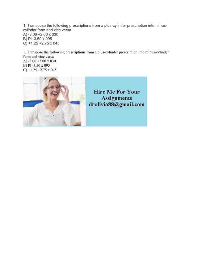 1 Transpose the following prescriptions from a pluscylinder prescrip.docx