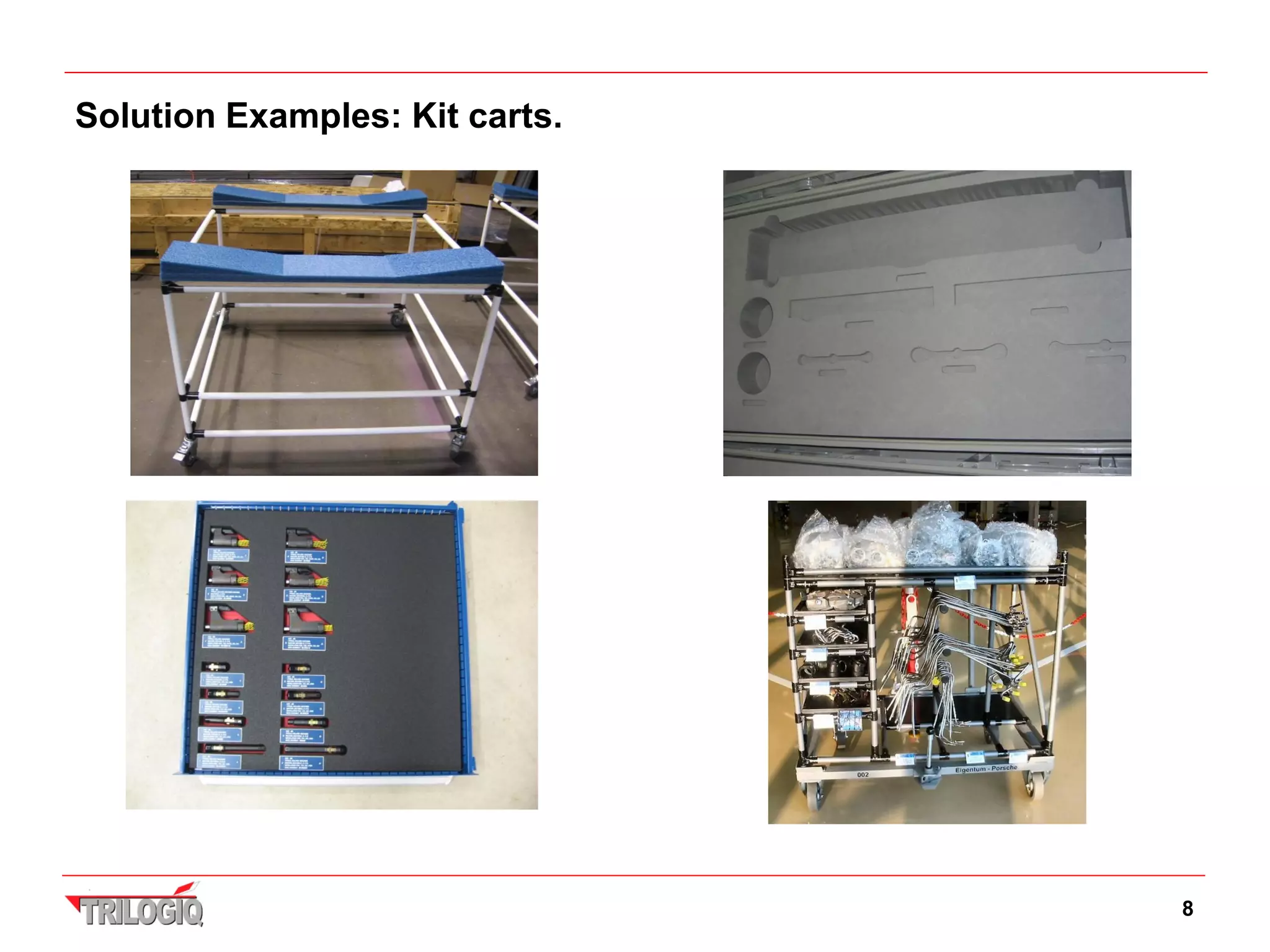 Solution Examples: Kit carts.




                                8
 