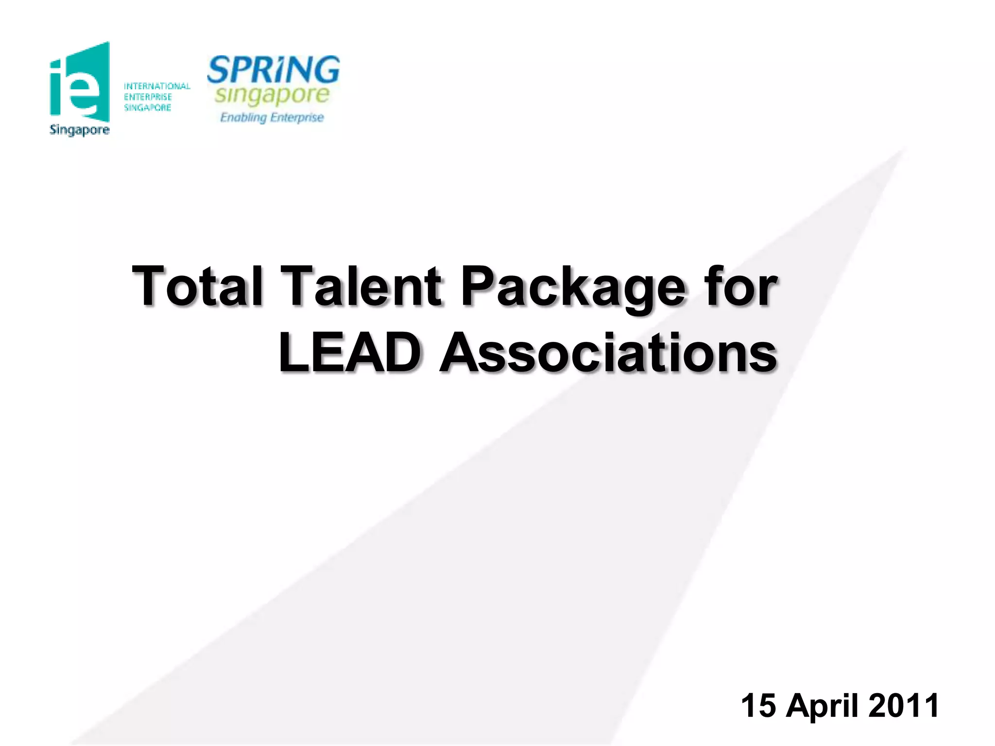 Total Talent Package for LEAD Associations15 April 2011